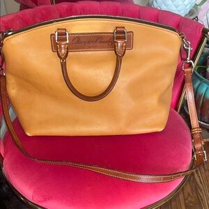 Dooney & Bourke Caramel and Brown Satchel